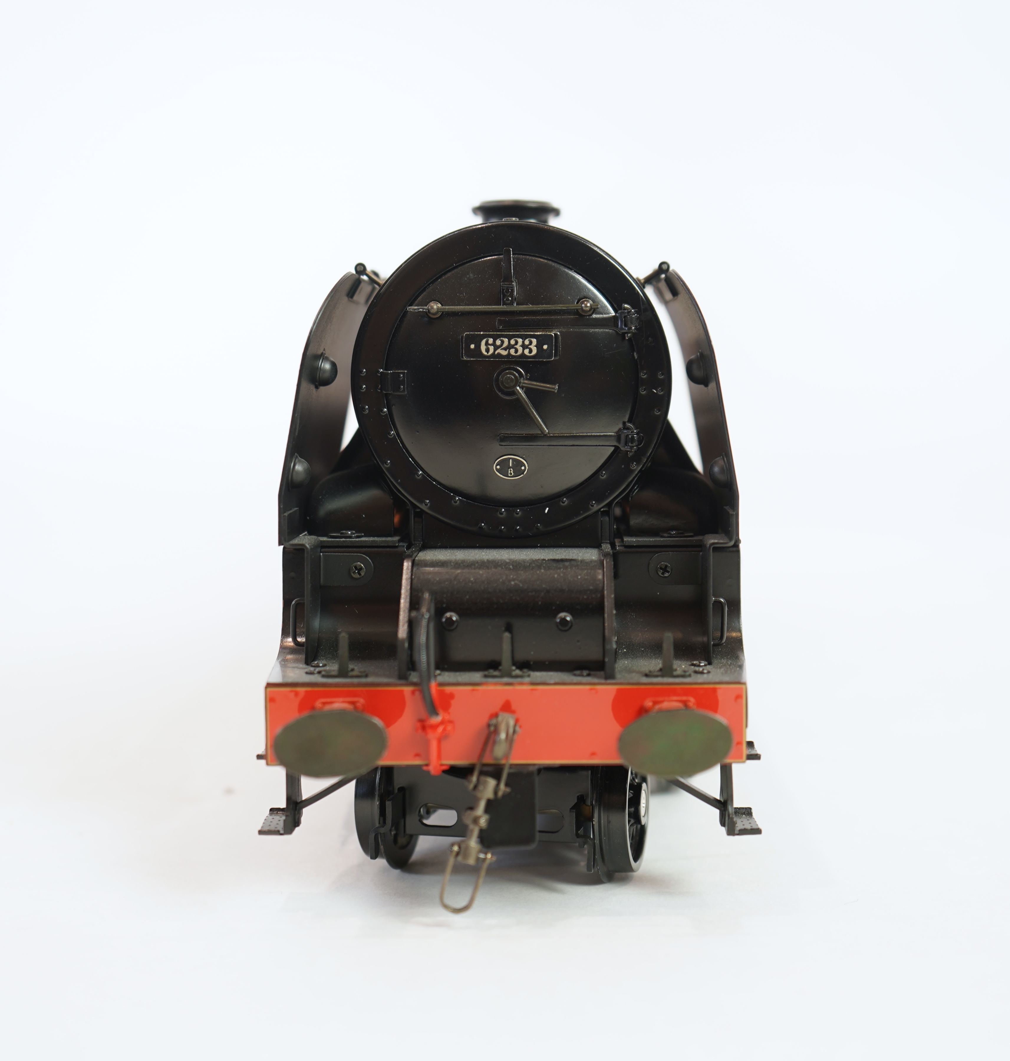 A Gauge One Aster Hobbies live steam LMS Coronation Class, 4-6-2 tender locomotive, Duchess of Sutherland 6233, the factory ‘Built Up’ version, spirit fired working four cylinder motion, with assembly instructions, opera